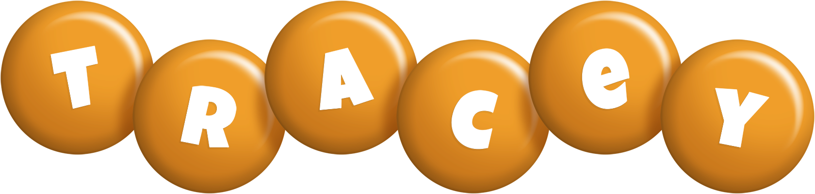 Tracey candy-orange logo