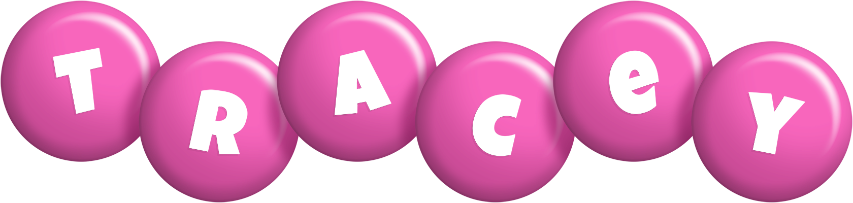 Tracey candy-pink logo