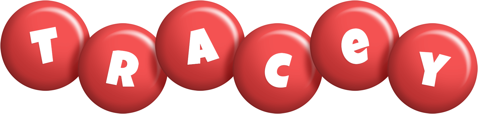 Tracey candy-red logo