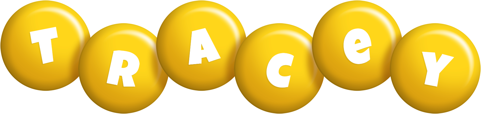 Tracey candy-yellow logo