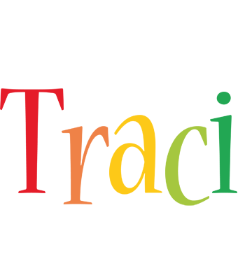 Traci birthday logo