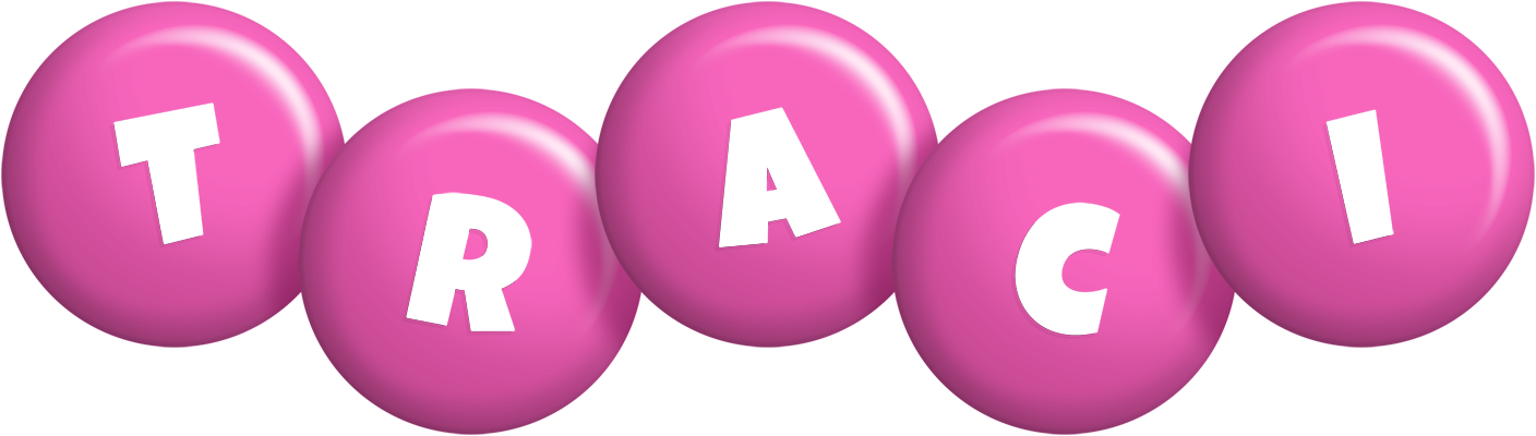 Traci candy-pink logo