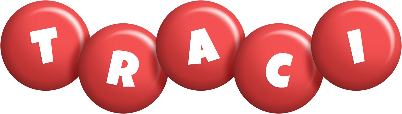 Traci candy-red logo