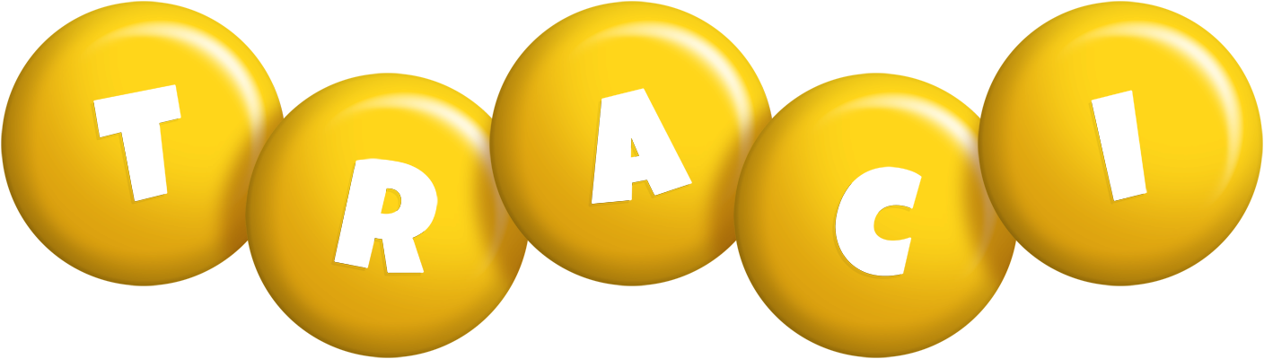 Traci candy-yellow logo