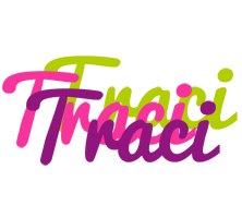 Traci flowers logo