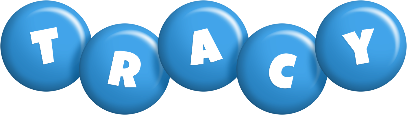 Tracy candy-blue logo
