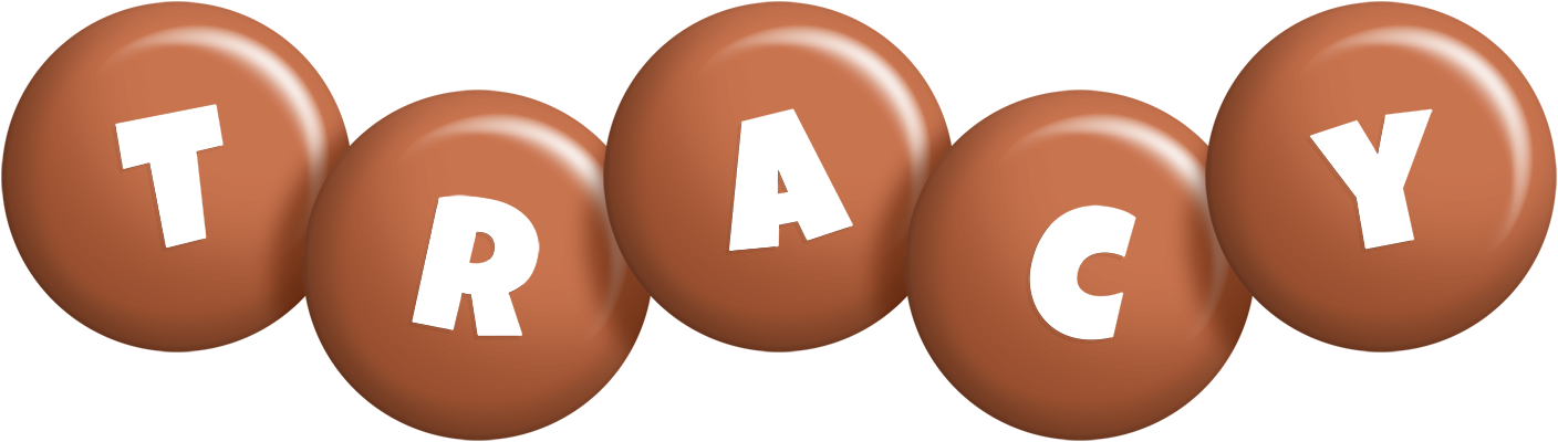Tracy candy-brown logo