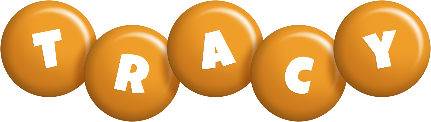 Tracy candy-orange logo