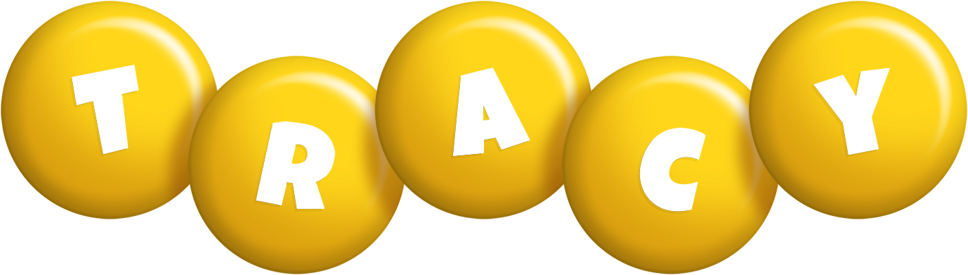 Tracy candy-yellow logo