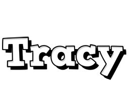 Tracy snowing logo