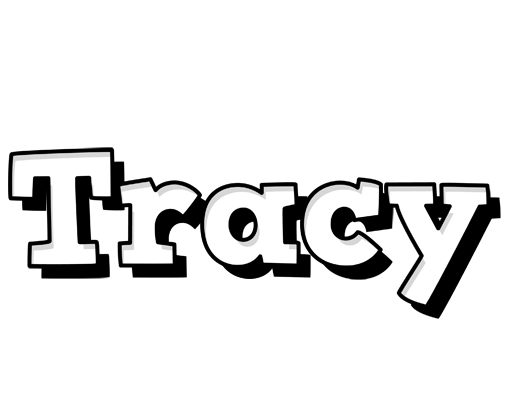 Tracy snowing logo