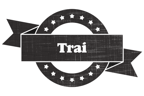 Trai grunge logo