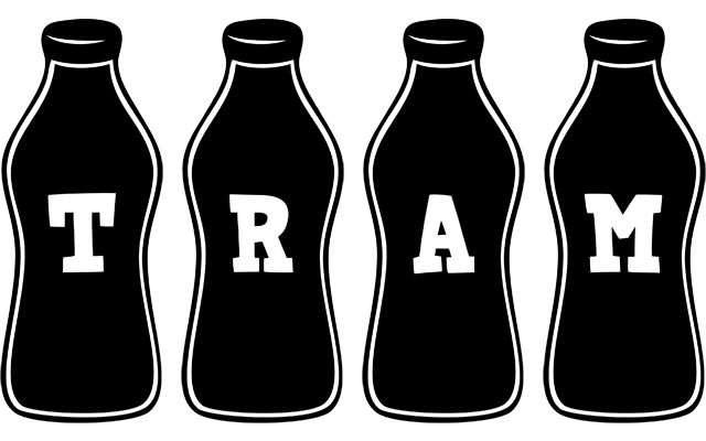 Tram bottle logo
