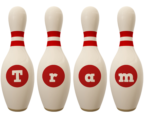 Tram bowling-pin logo