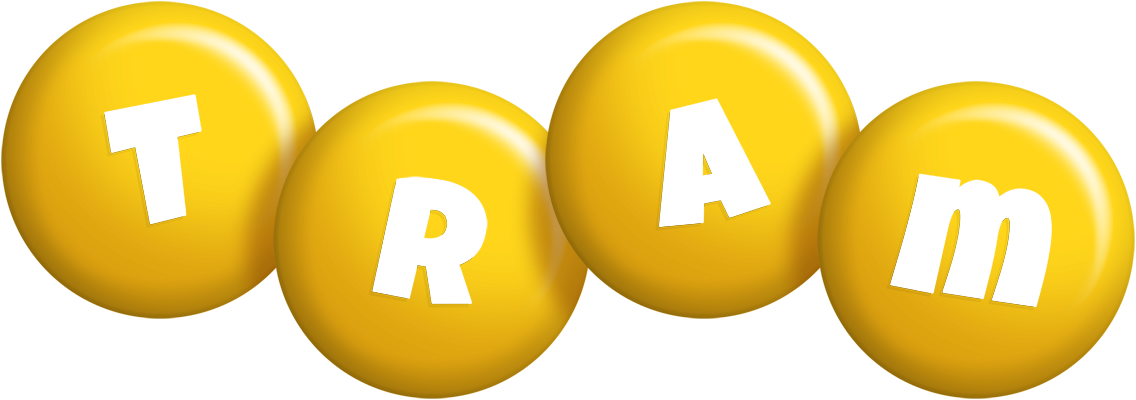 Tram candy-yellow logo