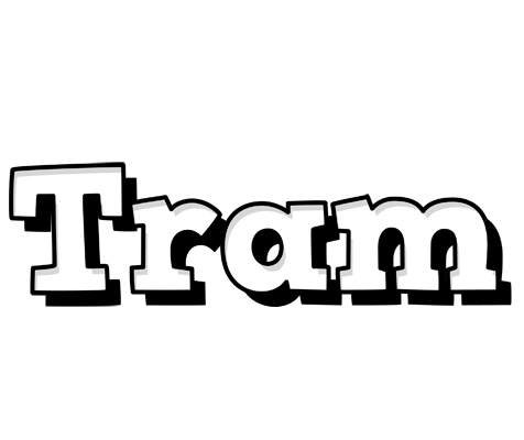 Tram snowing logo