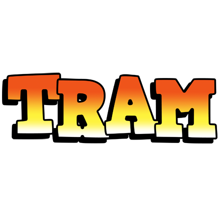Tram sunset logo