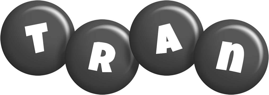 Tran candy-black logo
