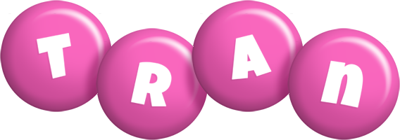 Tran candy-pink logo