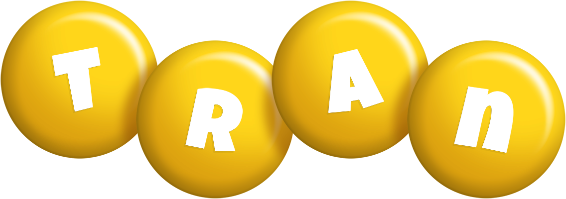 Tran candy-yellow logo