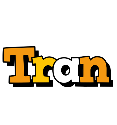 Tran cartoon logo