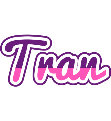 Tran cheerful logo