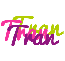 Tran flowers logo