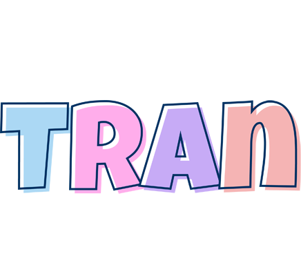 Tran pastel logo