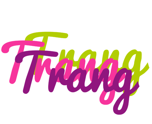 Trang flowers logo