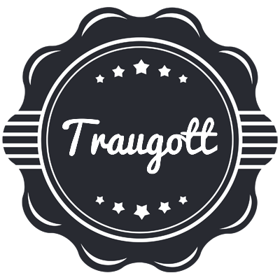 Traugott badge logo