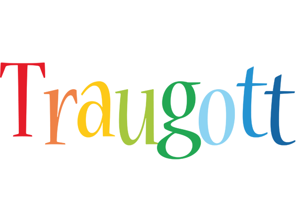 Traugott birthday logo