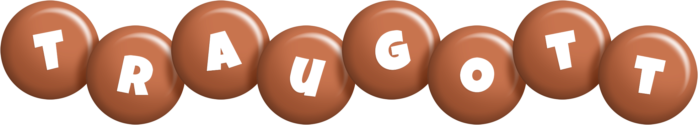 Traugott candy-brown logo