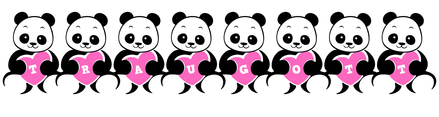 Traugott love-panda logo