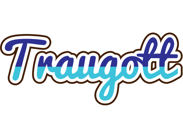 Traugott raining logo
