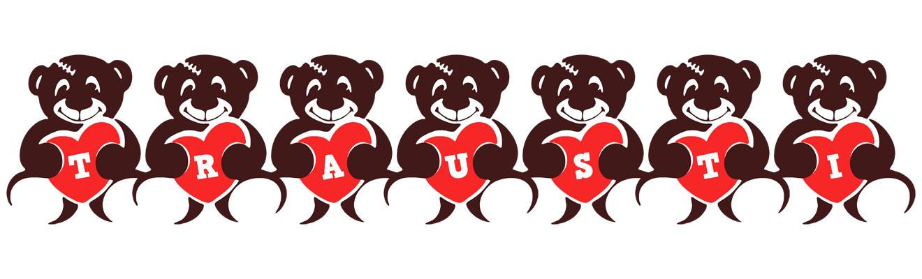 Trausti bear logo