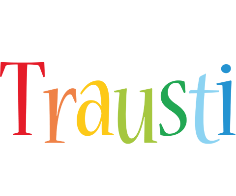 Trausti birthday logo