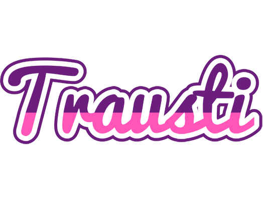 Trausti cheerful logo