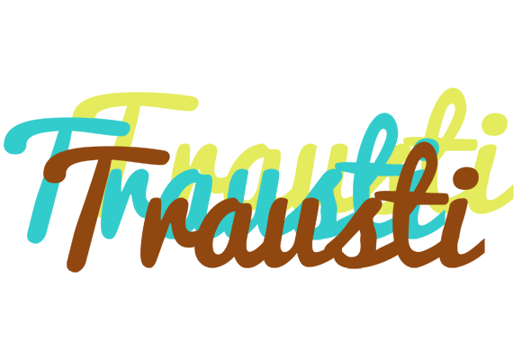 Trausti cupcake logo