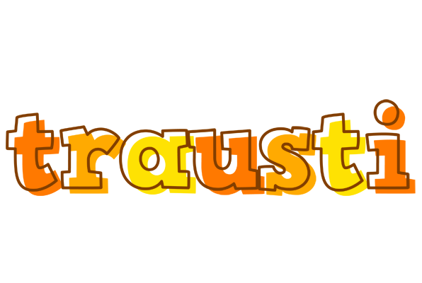 Trausti desert logo