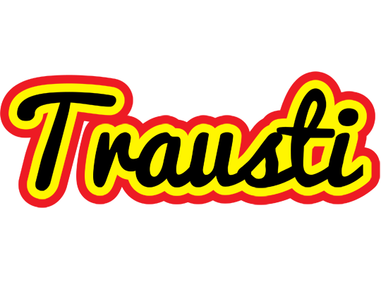 Trausti flaming logo
