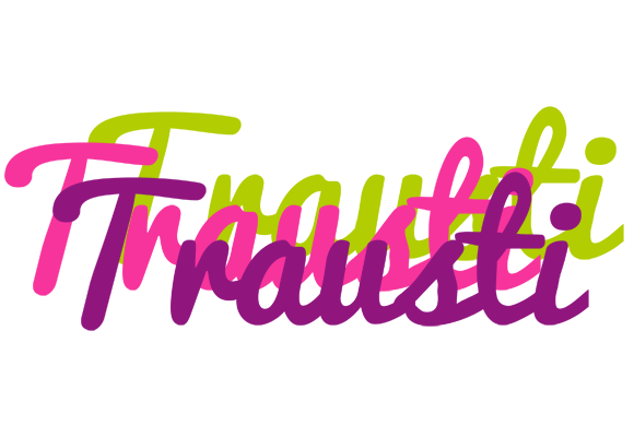 Trausti flowers logo