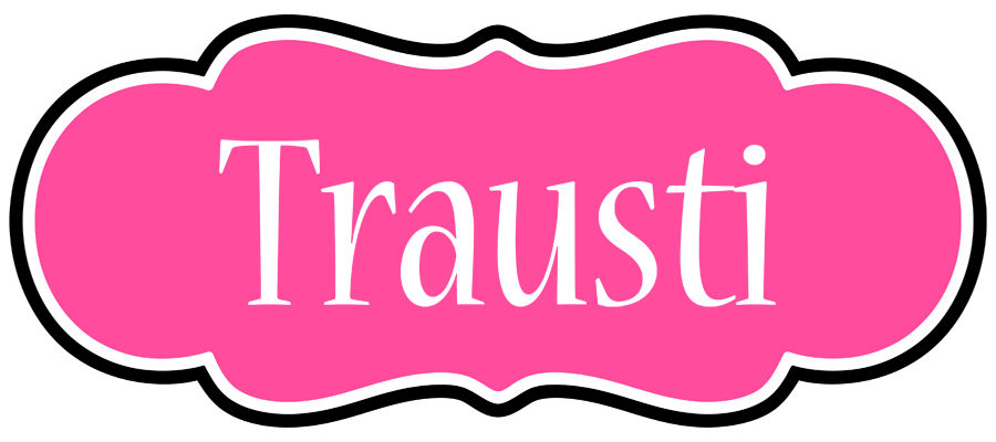Trausti invitation logo