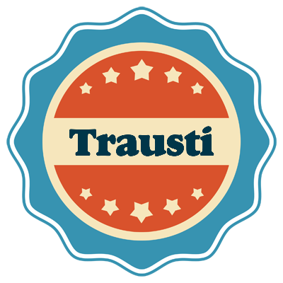Trausti labels logo