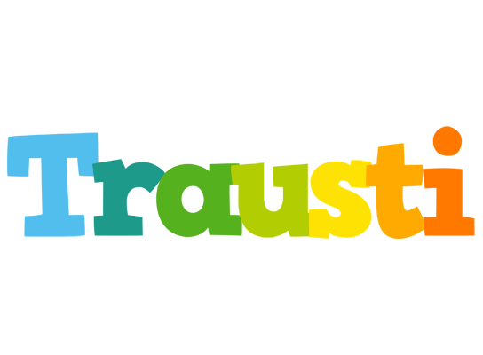 Trausti rainbows logo