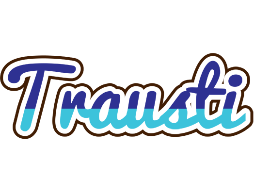 Trausti raining logo