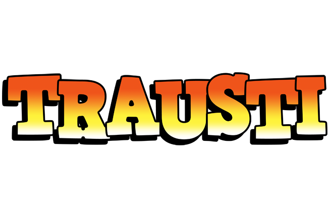 Trausti sunset logo