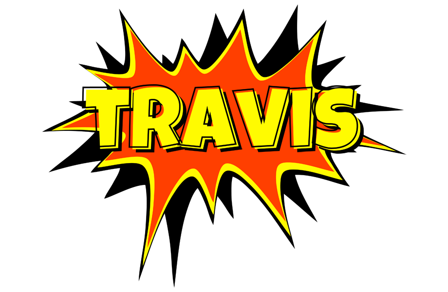 Travis bazinga logo