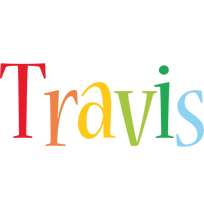 Travis birthday logo