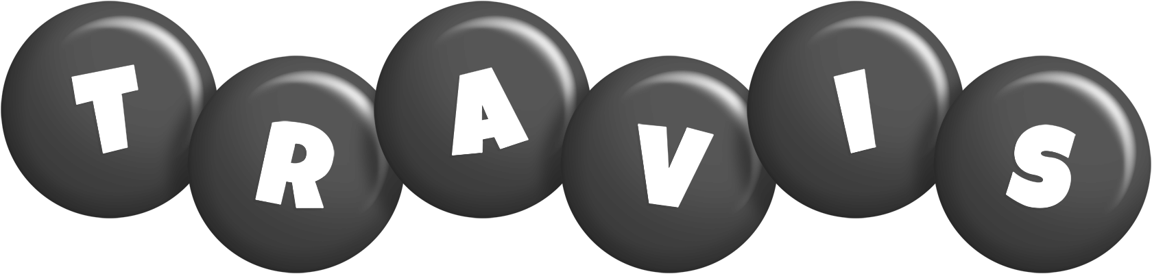 Travis candy-black logo