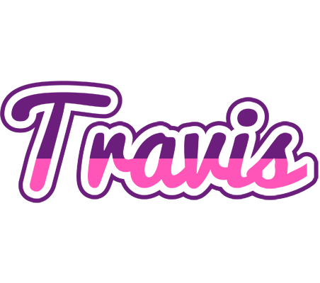 Travis cheerful logo